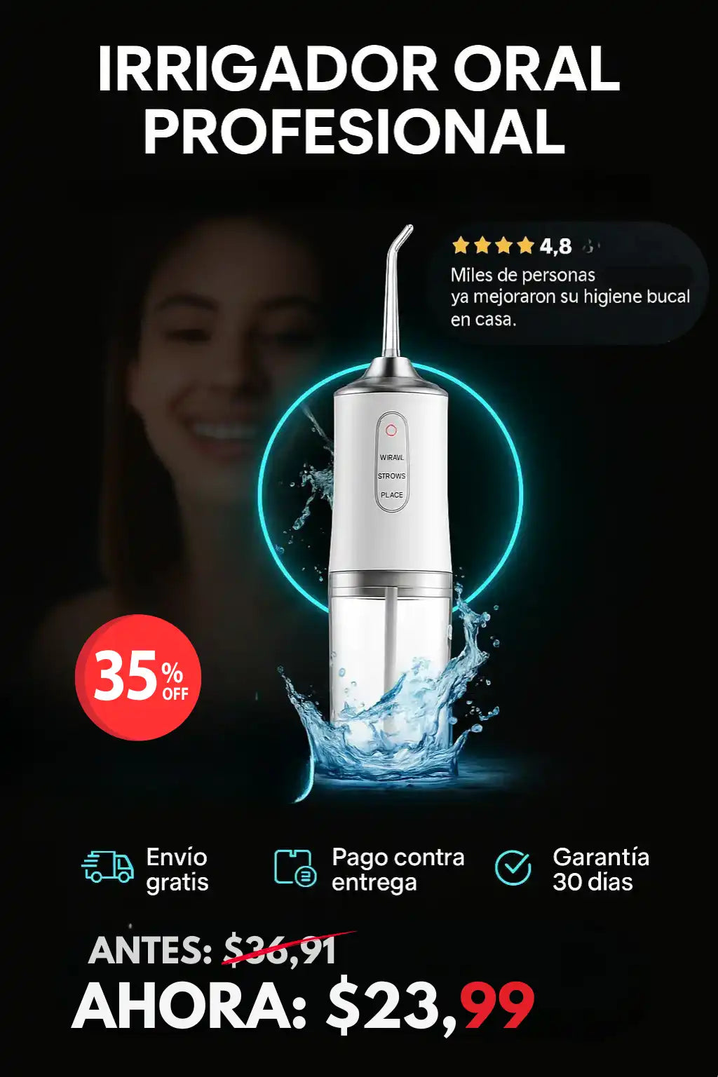 IRRIGADOR ORAL DENTAL WATERFLOW ®