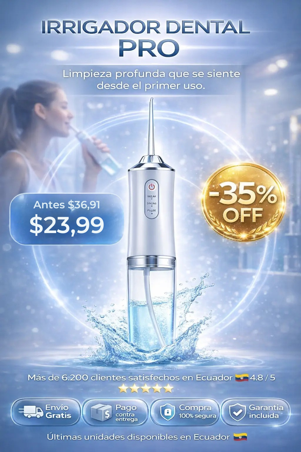 IRRIGADOR ORAL DENTAL WATERFLOW ®