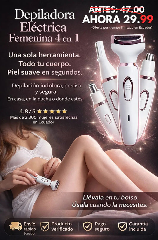 Afeitadora Electrica 4 en 1 Maquina