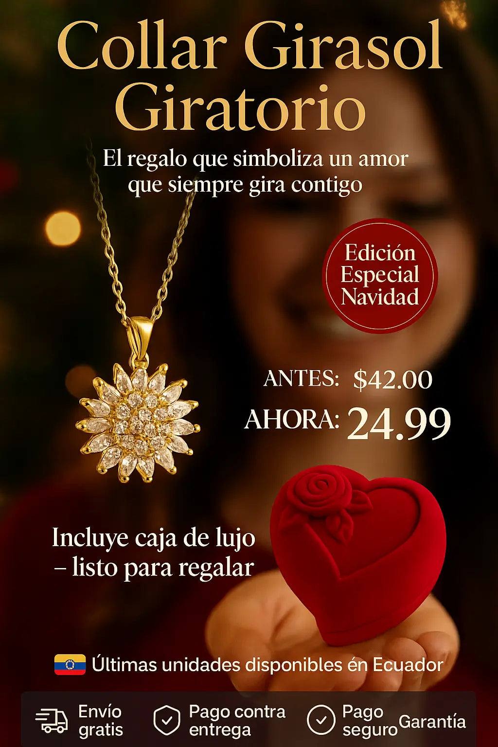 Aura™ I COLLAR GIRASOL GIRATORIO