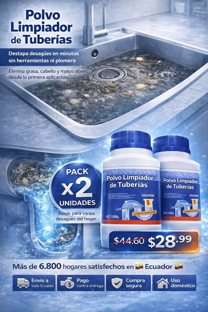 blockge terminator ®Polvo Limpiador De Tuberias 🎁-35% OFF